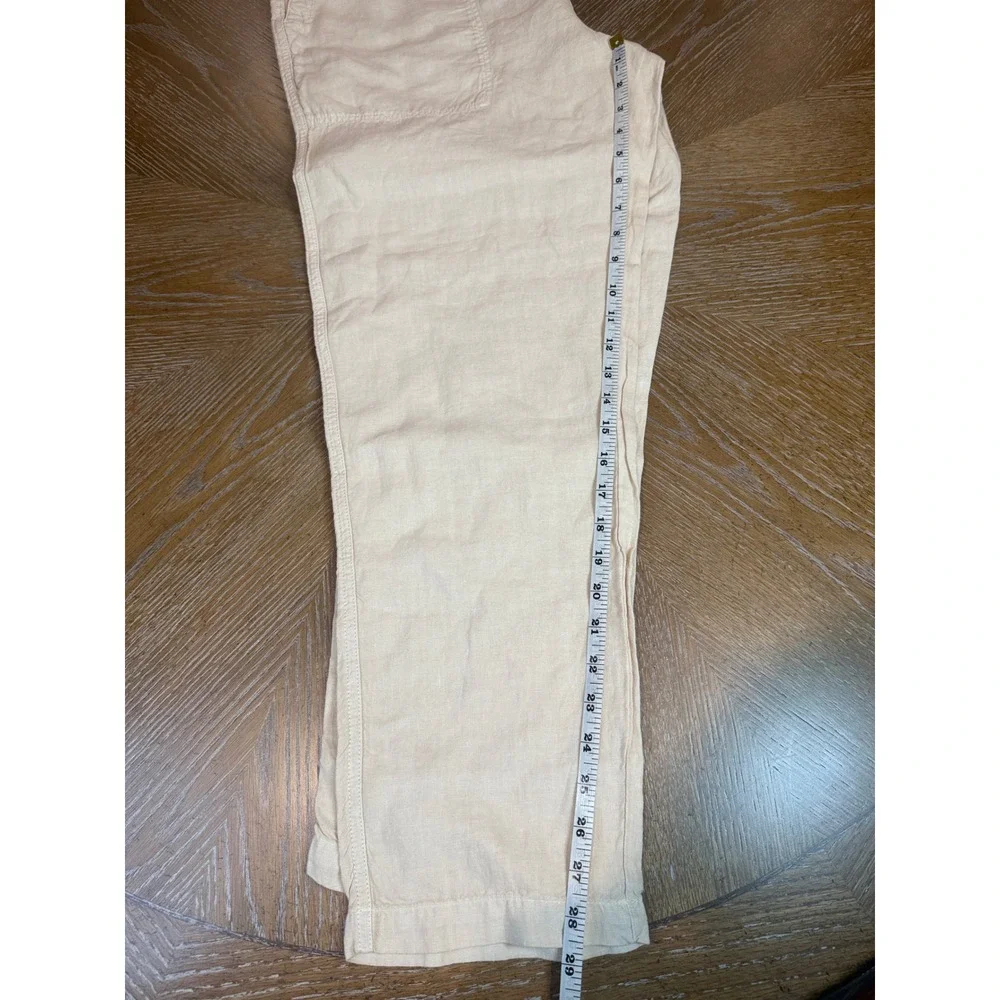Todd Snyder NWT Linen Beach Pant Sand Dollar Khaki Tan Men's Size Large